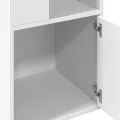 Bibliothèque blanc 40x36x189 cm bois d'ingénierie