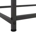 Buffet noir 100,5x39x107 cm acier
