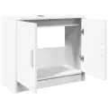 Armoire de lavabo blanc 63x29x55 cm bois d'ingénierie