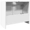 Armoire de lavabo blanc 63x29x55 cm bois d'ingénierie