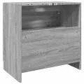 Meuble d'évier sonoma gris 59x37x59 cm bois d'ingénierie