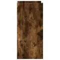 Buffet chêne fumé 45x35x75 cm bois d'ingénierie