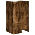Buffet chêne fumé 45x35x75 cm bois d'ingénierie