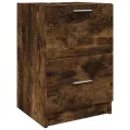 Meuble d'évier chêne fumé 40x37x59 cm bois d'ingénierie