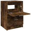 Meuble d'évier chêne fumé 40x37x59 cm bois d'ingénierie