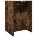 Meuble d'évier chêne fumé 40x37x59 cm bois d'ingénierie