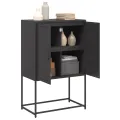 Meuble TV vert olive 100,5x39x60,5 cm acier
