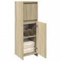 Armoire de salle de bain Chêne sonoma 30x30x95 cm Aggloméré
