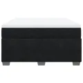 cadre de lit avec matelas Noir 140x190 cm Velours