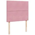 cadre de lit avec matelas Rose 120x200 cm Velours