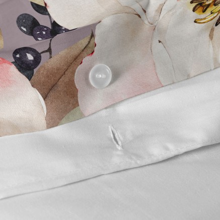 Funda Nórdica HappyFriday White Peonies Multicolor 200 x 200 cm 2