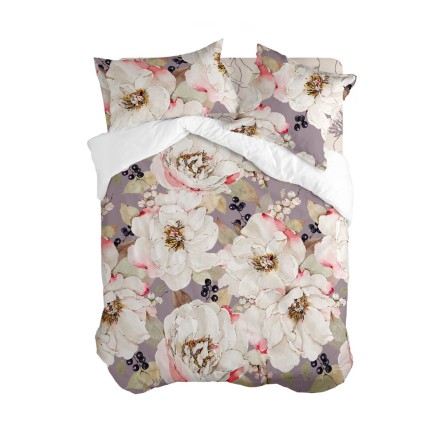 Noorse hoes HappyFriday White Peonies Multicolour 260 x 240 cm