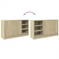 Armoire d'évier chêne sonoma 90x29x55 cm bois d'ingénierie