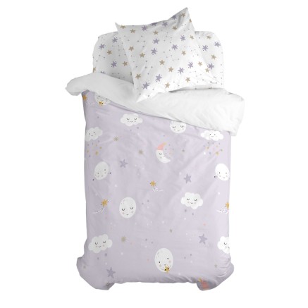 Set di copripiumino HappyFriday Moshi Moshi Moons Multicolore Singolo