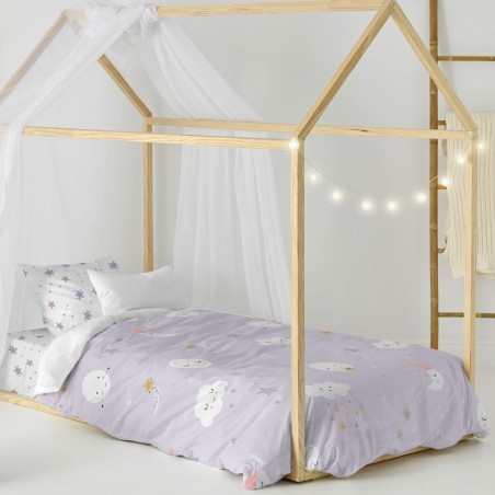 Parure de couette HappyFriday Moshi Moshi Moons Multicouleur Lit 1 per