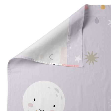 Juego de Sábanas HappyFriday Moshi Moshi Moons Multicolor Cama de 80/