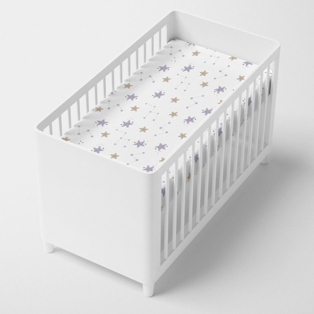 Verstelbaar onderlaken HappyFriday Moshi Moshi Moons Multicolour 70 x