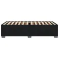 Cadre de lit sans matelas noir 80x200 cm velours