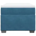cadre de lit avec matelas Bleu foncé 90x190 cm