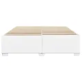 Cadre de lit sans matelas blanc 180x200 cm similicuir