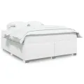 cadre de lit avec matelas Blanc 180x200cm Similicuir