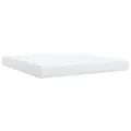 cadre de lit avec matelas Blanc 180x200cm Similicuir