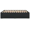 Cadre de lit sans matelas noir 140x200 cm similicuir