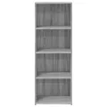 Buffet haut sonoma gris 45x41x124 cm bois d'ingénierie
