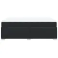 cadre de lit avec matelas Noir 160x200 cm
