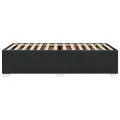 Cadre de lit sans matelas noir 90x190 cm similicuir
