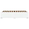Cadre de lit sans matelas blanc 90x200 cm similicuir