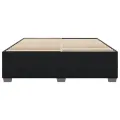 Cadre de lit sans matelas noir 180x200 cm velours