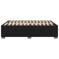 Cadre de lit sans matelas noir 140x200 cm velours