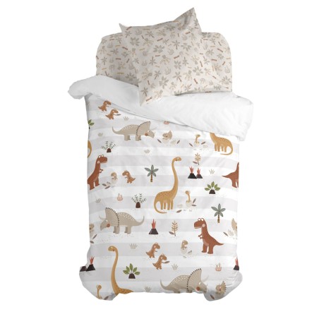 Set di copripiumino HappyFriday Moshi Moshi Dino Family Multicolore Si