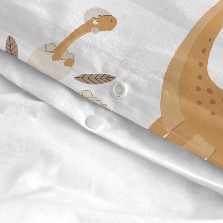 Parure de couette HappyFriday Moshi Moshi Dino Family Multicouleur 2 P