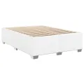 cadre de lit avec matelas Blanc 140x200cm Similicuir