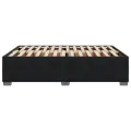 Cadre de lit sans matelas noir 160x200 cm velours