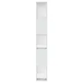 Bibliothèque 5 niveaux blanc 80,5x23,5x162,5 cm bois ingénierie