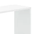 Bibliothèque 5 niveaux blanc 80,5x23,5x162,5 cm bois ingénierie
