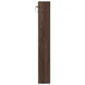 Armoire à vitrine chêne marron 60x8,5x58 cm bois d'ingénierie
