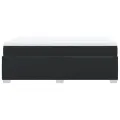 cadre de lit avec matelas noir 120x190 cm similicuir