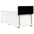 cadre de lit avec matelas Blanc 80x200 cm Similicuir