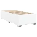 cadre de lit avec matelas Blanc 80x200 cm Similicuir