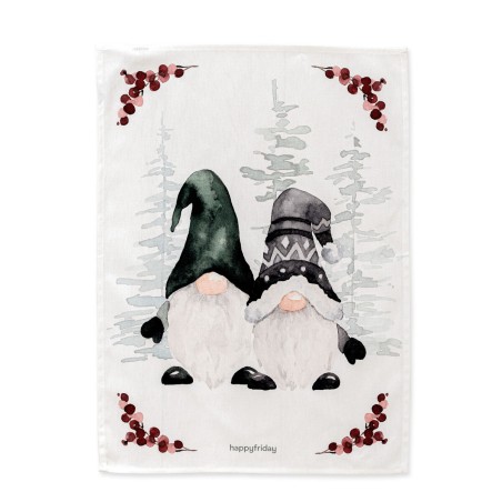 Ensemble de Chiffons HappyFriday Xmas Gnomes Multicouleur 70 x 50 cm 1