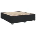 cadre de lit avec matelas Noir 180x200 cm Similicuir