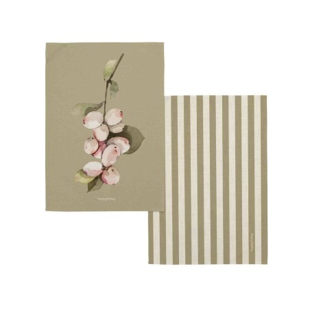 Tissu de cuisine HappyFriday Grape Juice Multicouleur 70 x 50 cm (2 Un