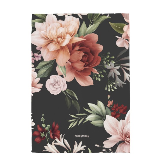Keukendoek HappyFriday Autumn floral Multicolour 70 x 50 cm (2 Stuks)