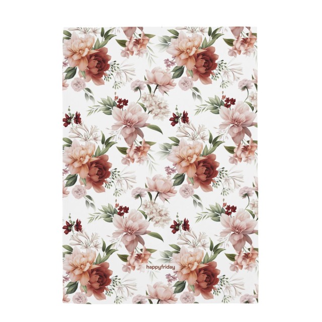 Tissu de cuisine HappyFriday Autumn floral Multicouleur 70 x 50 cm (2