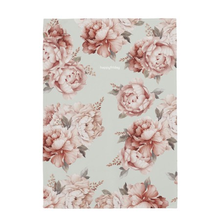 Kitchen Cloth HappyFriday Winter Peony Multicolour 70 x 50 cm (2 Units
