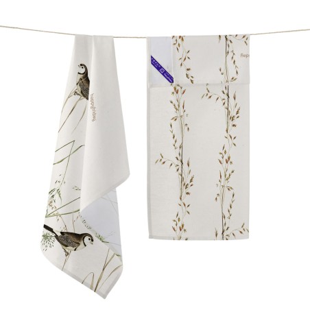 Tissu de cuisine HappyFriday Happy birds Multicouleur 70 x 50 cm (2 Un